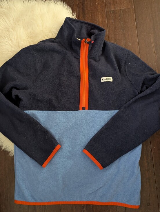 cotopaxi Other - Cotopaxi Amada Half Zip Two-Tone Navy & Light Blue Fleece Quarter-Zip Pullover
